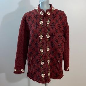 Simons Contemporaine Floral Wool Lined Jacket